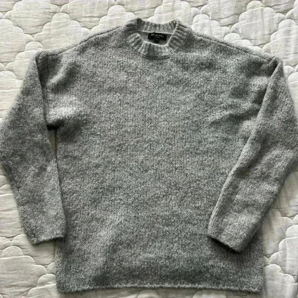 Selected Femme grey Alpaca Wool Crewneck Sweater  xSmall - Picture 3 of 10